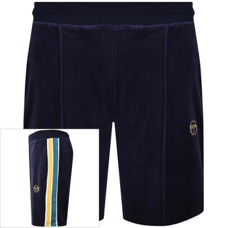 Sergio Tacchini Monte Velour Shorts Navy | Mainline Menswear us